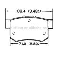 D365 43022-SG0-G01 para pastilhas de freio de fibra de carbono Rover MG